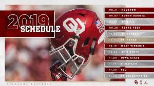 Oklahoma Sooners schedule 2019